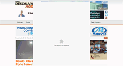 Desktop Screenshot of descalvadoagora.com.br